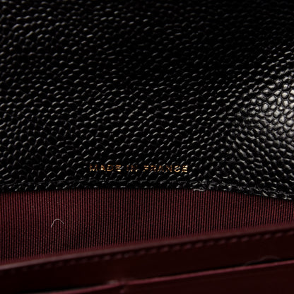 Chanel Caviar Quilted Large Gusset Flap Wallet Black 8 of 10