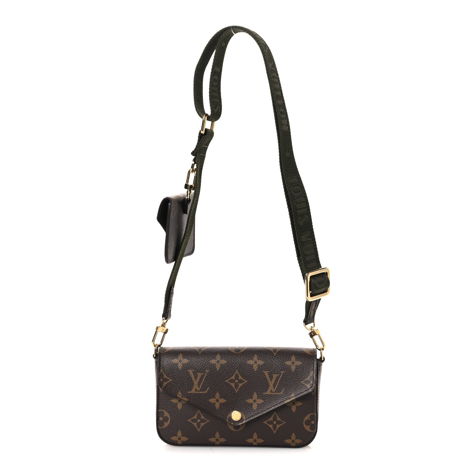 Louis Vuitton Monogram Felicie Strap & Go Kaki 1 of 9