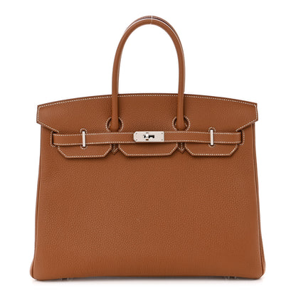 Hermes Togo Birkin 35 Gold 1 of 12