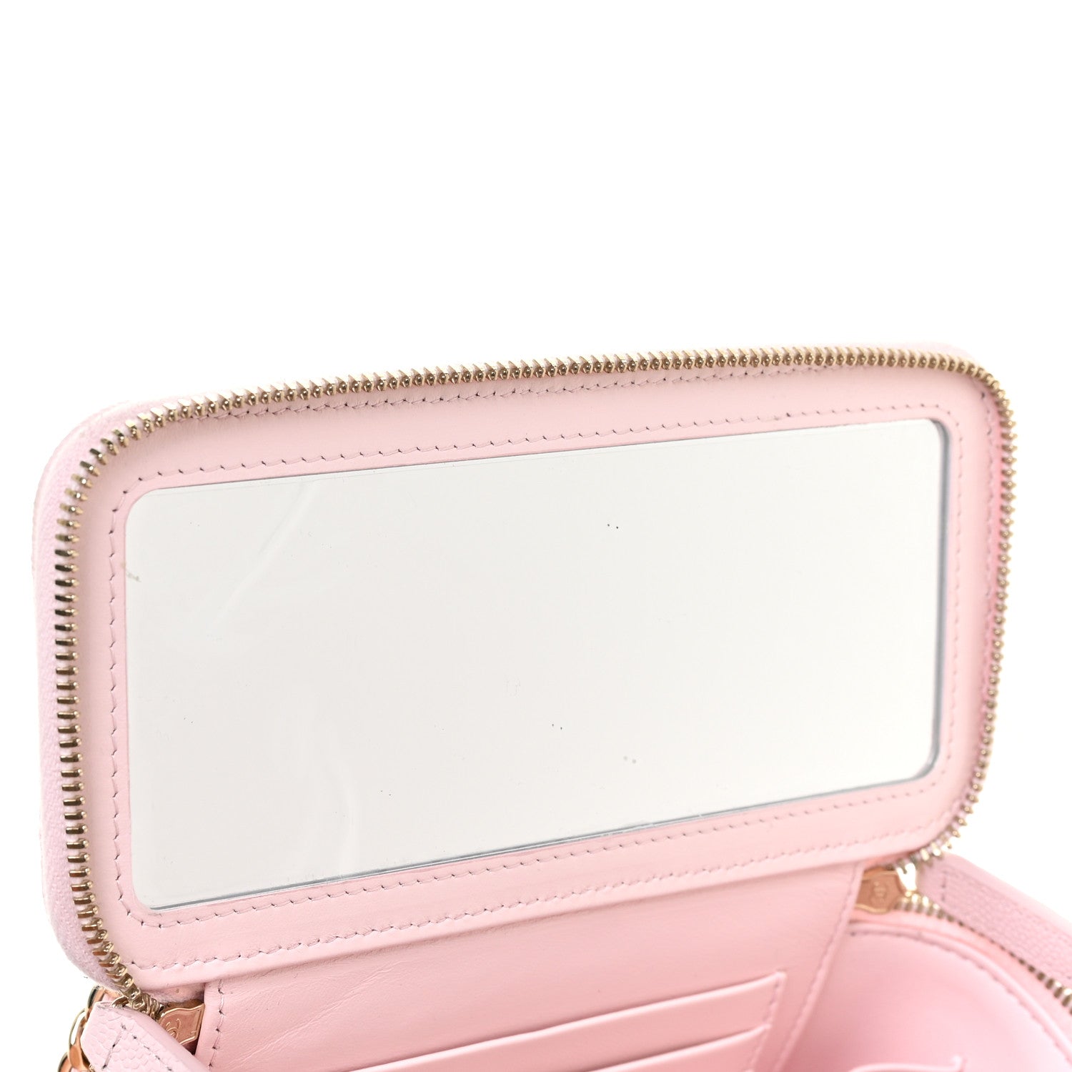 Chanel Caviar Quilted Small Vanity Case With Chain Light Pink 11 of 13