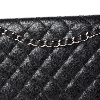 Chanel Caviar Quilted Maxi Single Flap Black 10 of 11