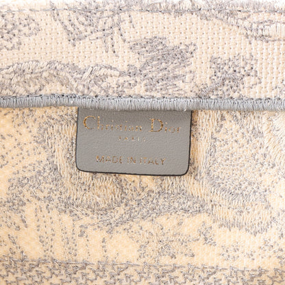 Christian Dior Canvas Embroidered Medium Dioriviera Toile De Jouy Book Tote Gray 6 of 10