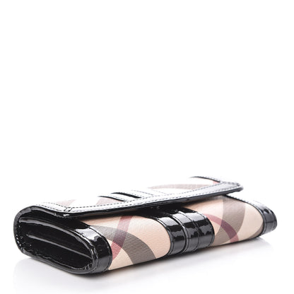 Burberry Supernova Check Penrose Continental Wallet Black 4 of 14