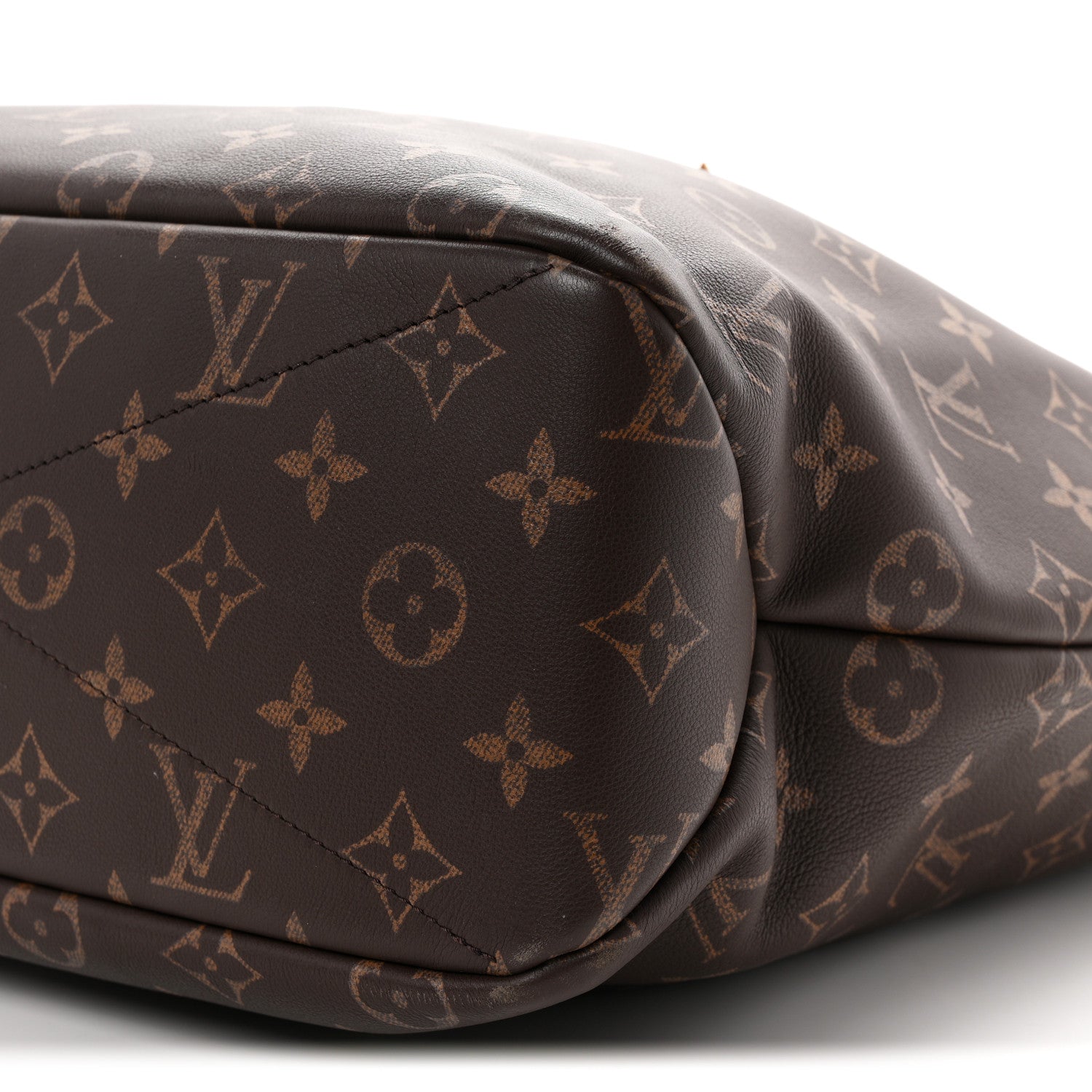 Louis Vuitton Calfskin Monogram Shopper Tote MM 9 of 9