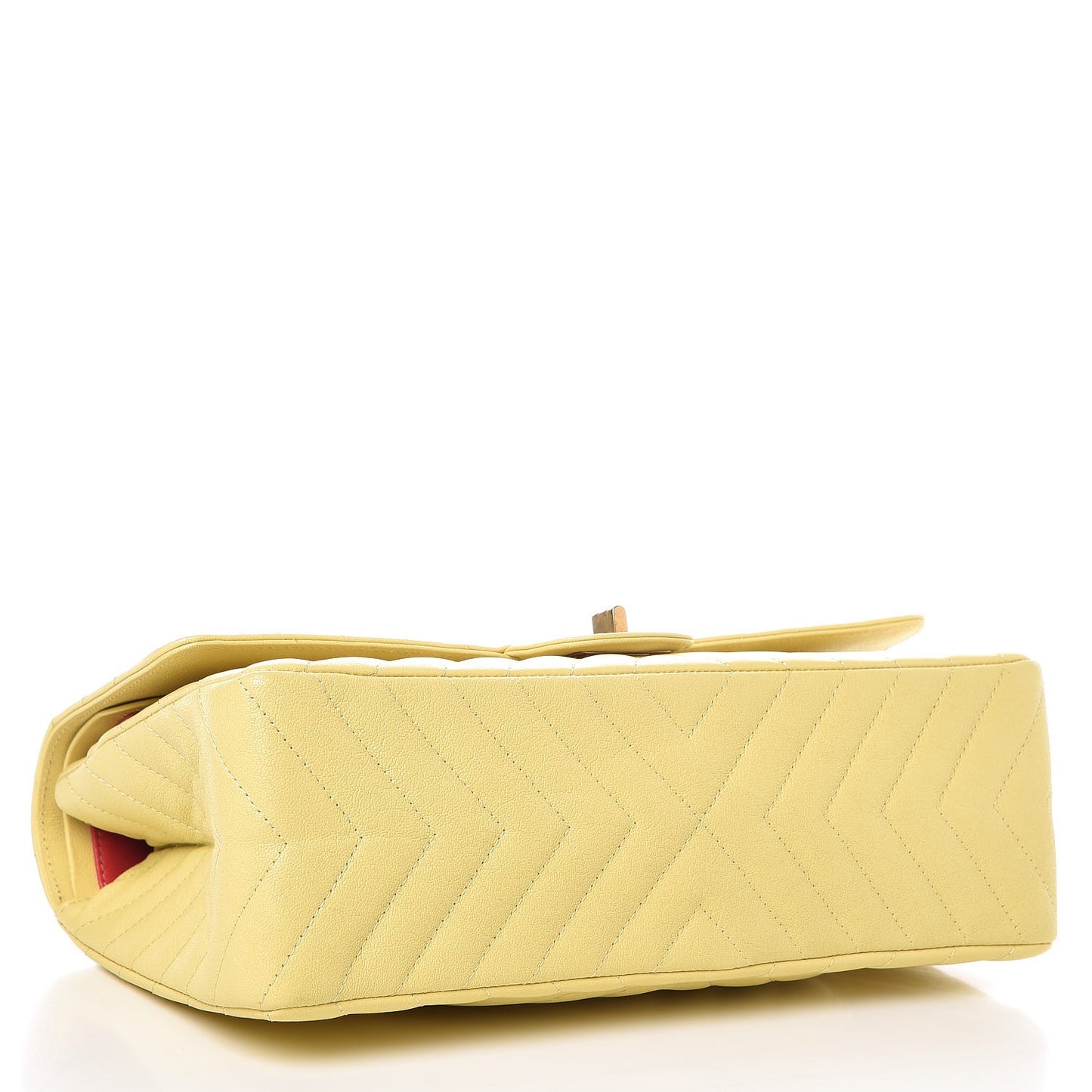 Sheepskin Chevron Quilted 2.55 Reissue 226 Flap Yellow
