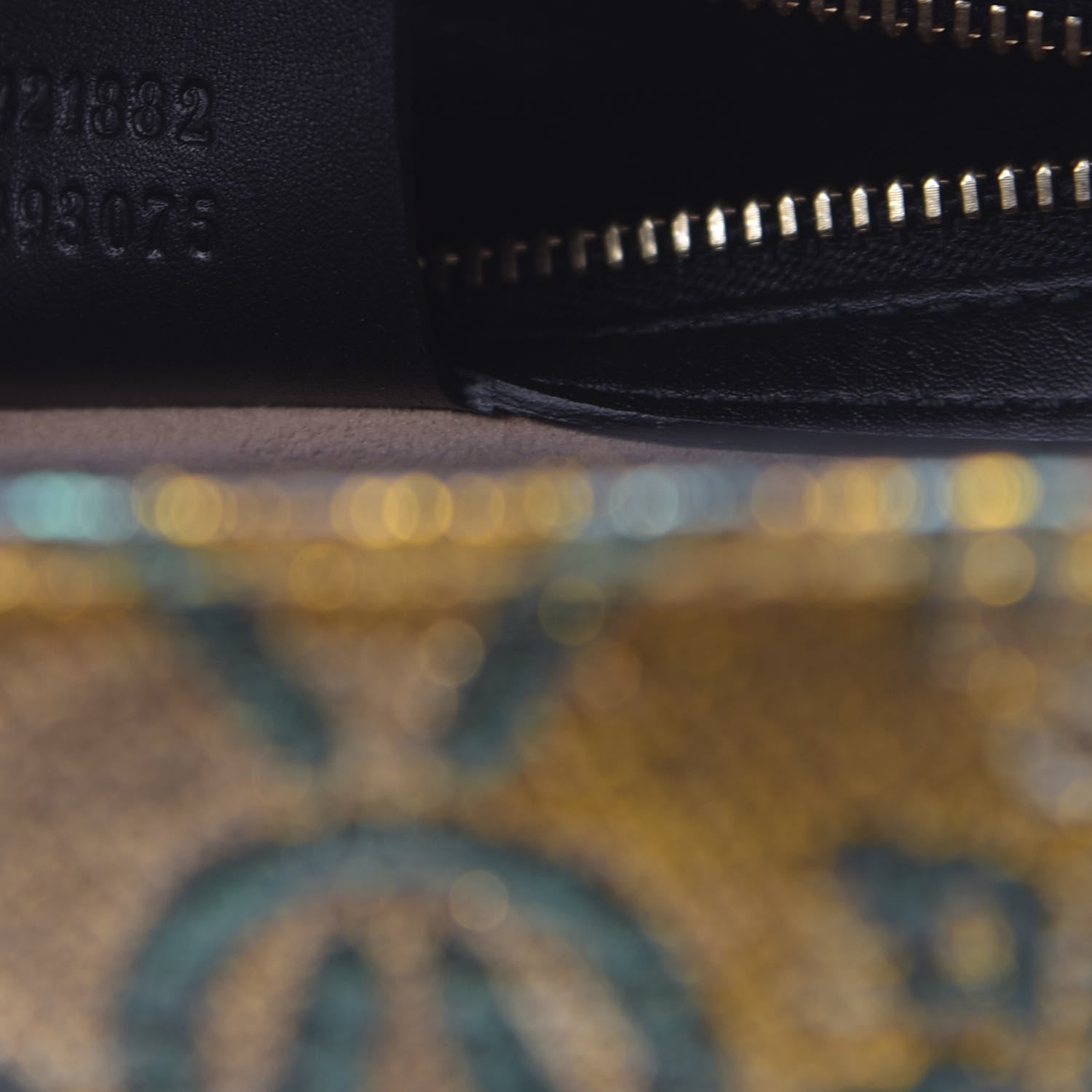 Gucci Iridescent Brocade Small Sylvie Shoulder Bag Gold 7 of 10