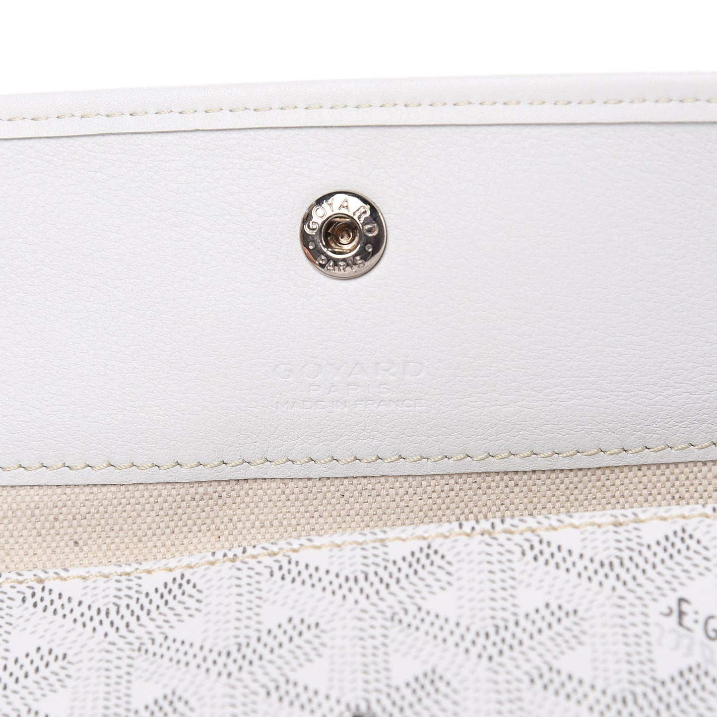 Goyardine Saint Louis PM White