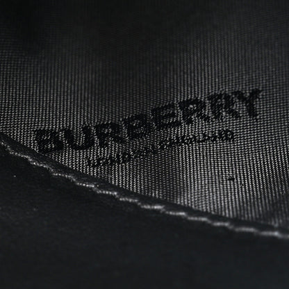 Burberry Vintage Check Grain Calfskin Halton Wallet Black 7 of 7