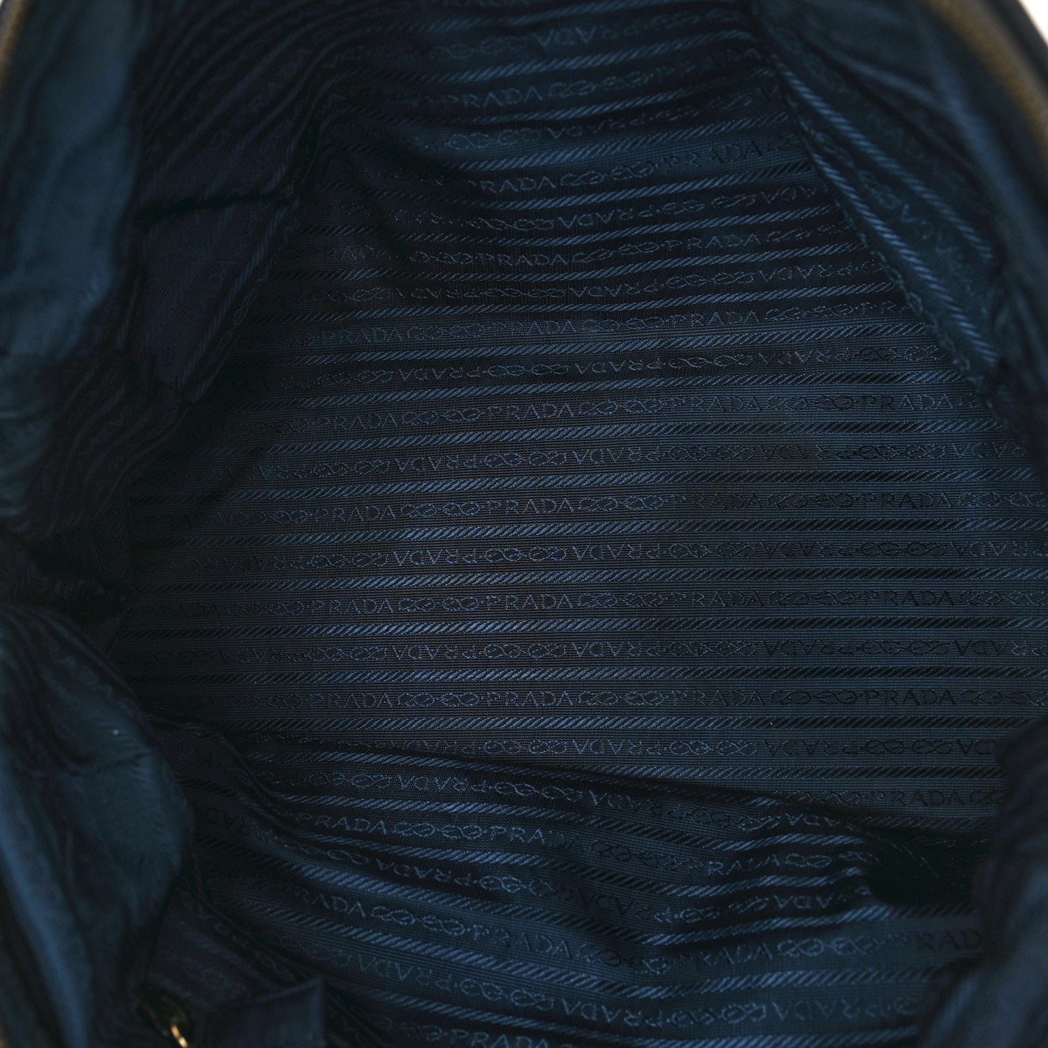 Prada Nylon Tessuto Impuntu Quilted Shoulder Bag Navy 5 of 11