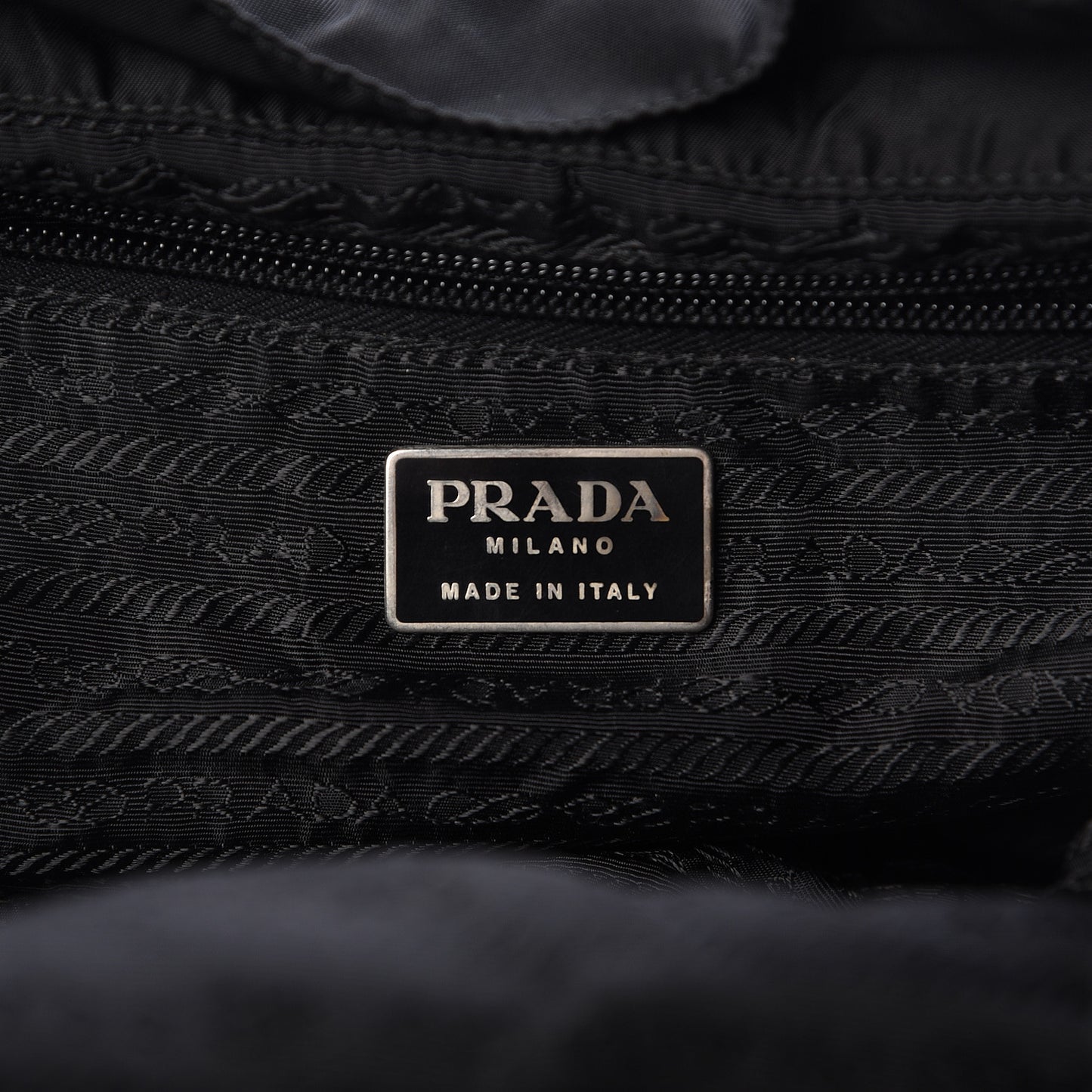 Nylon Vela Medium Backpack Black