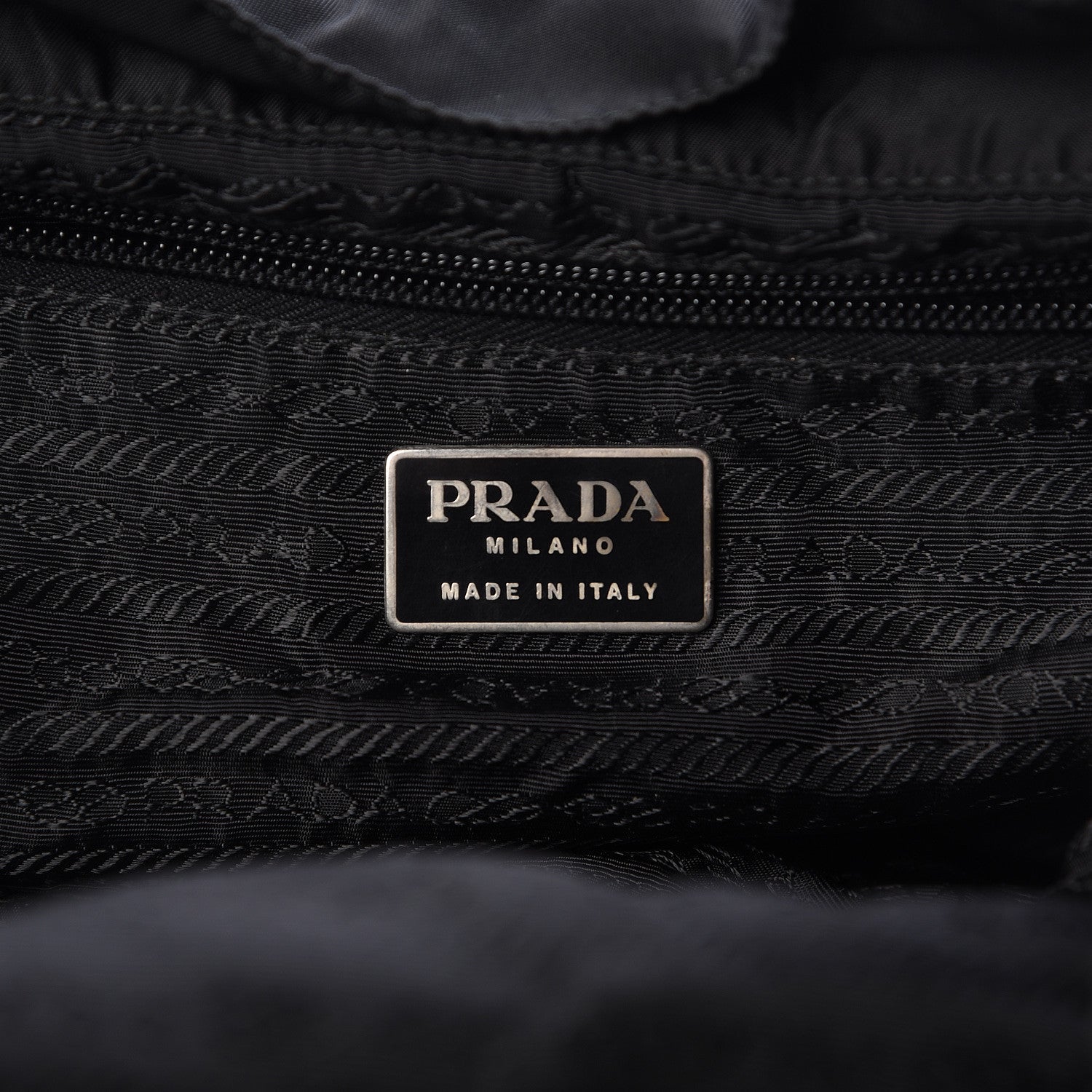 Prada Nylon Vela Medium Backpack Black 6 of 11