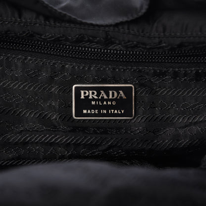 Prada Nylon Vela Medium Backpack Black 6 of 11