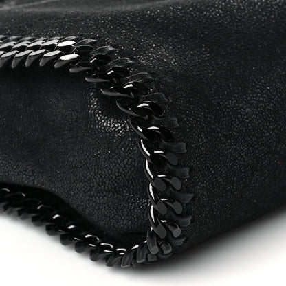 Stella McCartney Shaggy Deer Mini Falabella Fold Over Tote Black 5 of 10