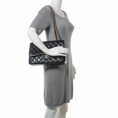 Chanel Lambskin Jumbo Single Flap Black 2 of 9