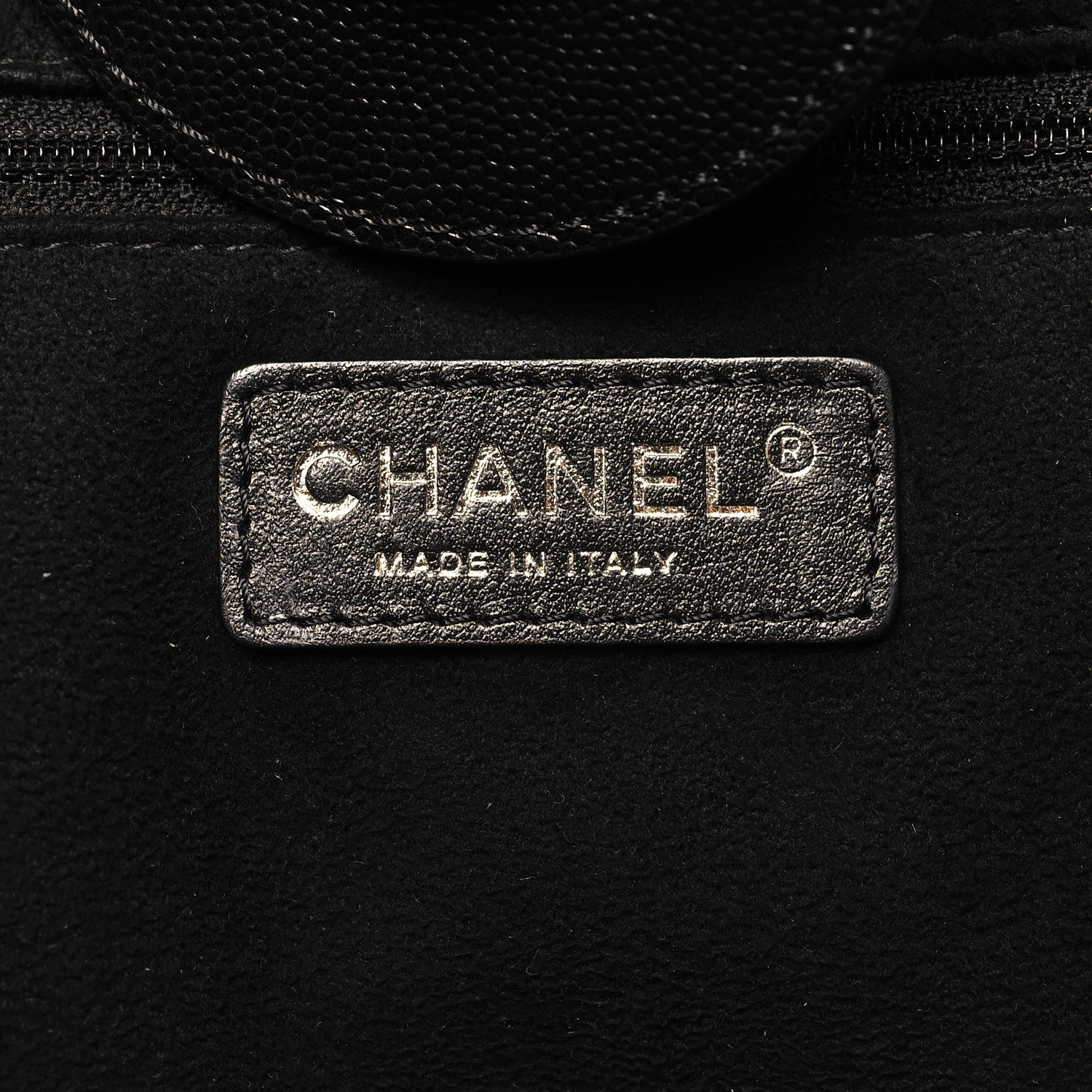 Chanel Caviar Small Studded Deauville Tote Black 6 of 10