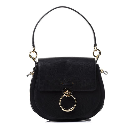 Chloe Grained Calfskin Large Tess Bag Black 1 of 4