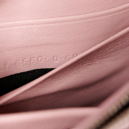 Balenciaga Shiny Calfskin Crocodile Embossed Hourglass Chain Bag Powder Pink 8 of 11