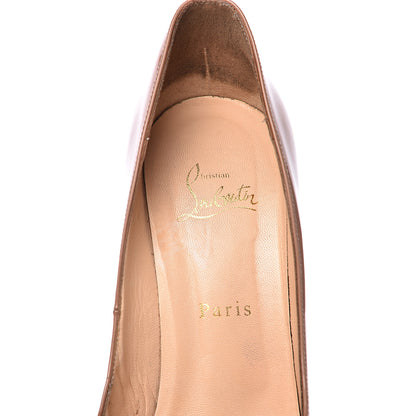 Christian Louboutin Patent Pigalle 120 Pumps 40.5 Nude 7 of 14