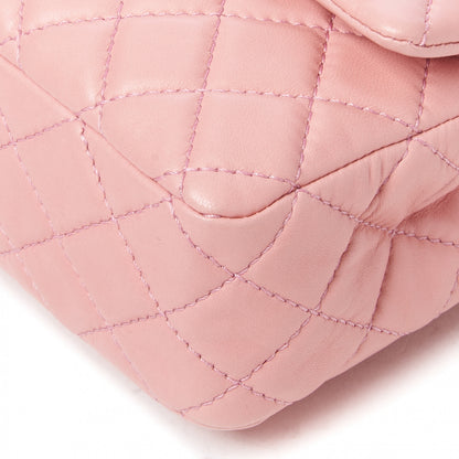 Chanel Lambskin Quilted Medium Double Flap Light Pink 4 of 9