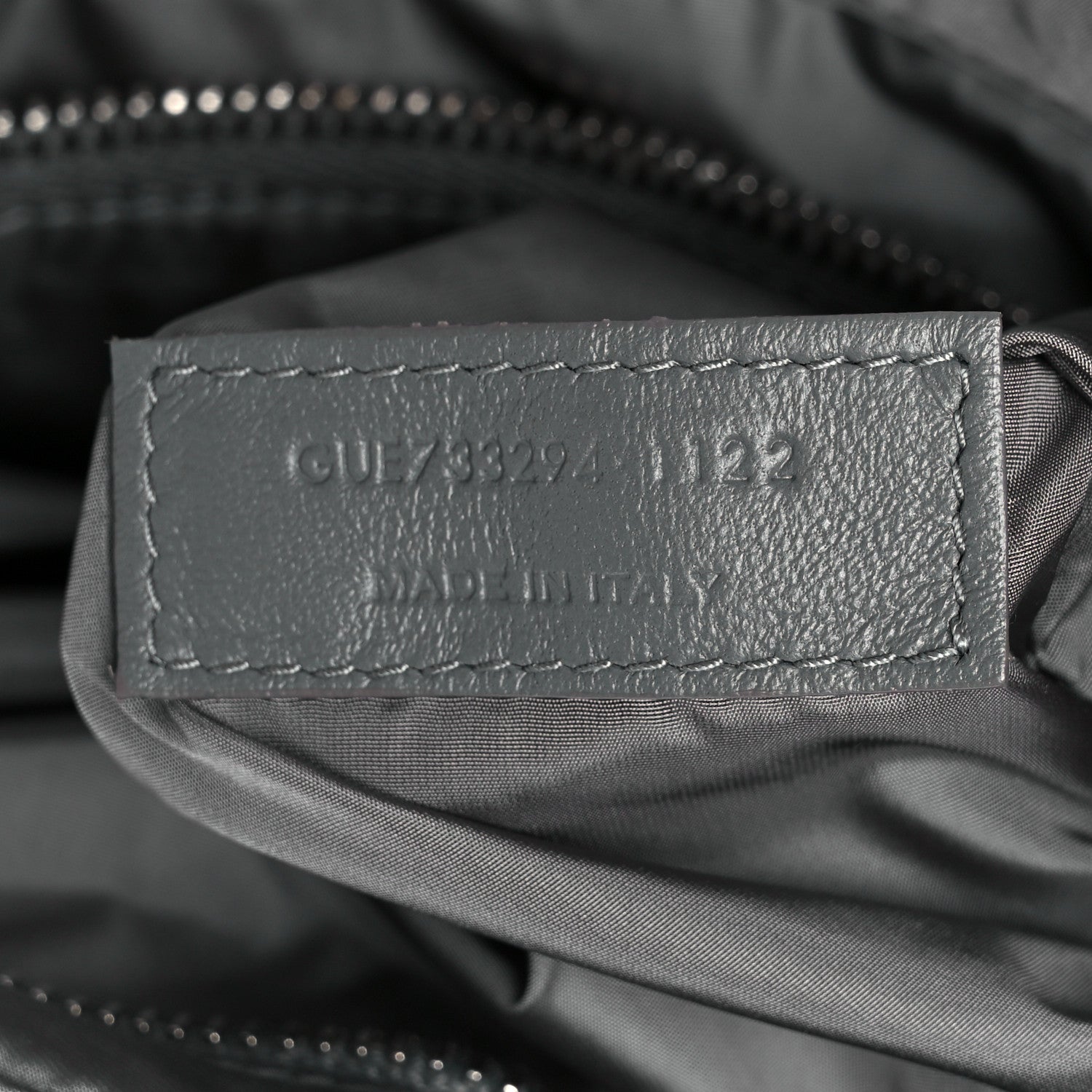 Saint Laurent Econyl Nylon Le 5 A 7 Hobo Grey 7 of 10