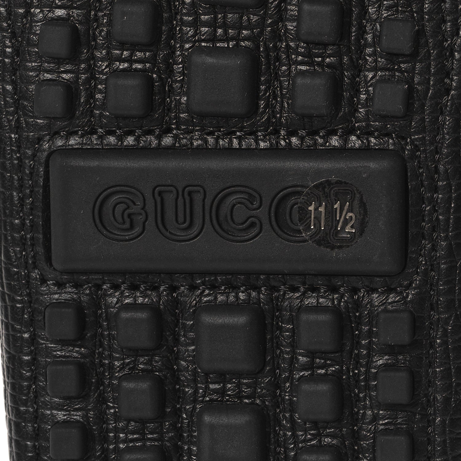 Gucci Calfskin Mens Horsebit Alcapulco Moccasins 11.5 Black 6 of 9