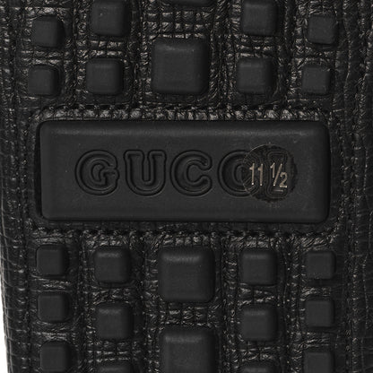 Gucci Calfskin Mens Horsebit Alcapulco Moccasins 11.5 Black 6 of 9