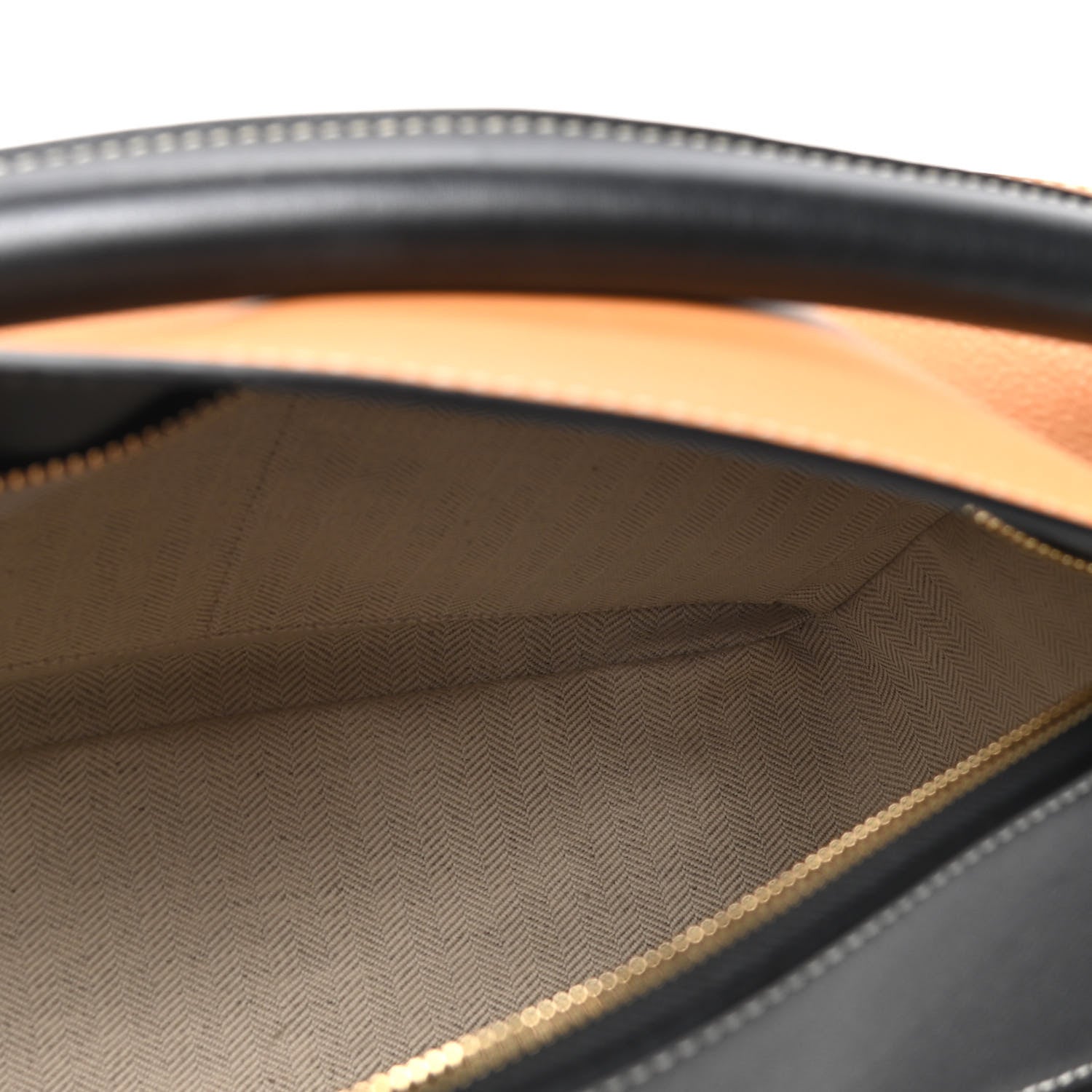 Loewe Grained Calfskin Medium Puzzle Bag Amber Light Oat 4 of 4