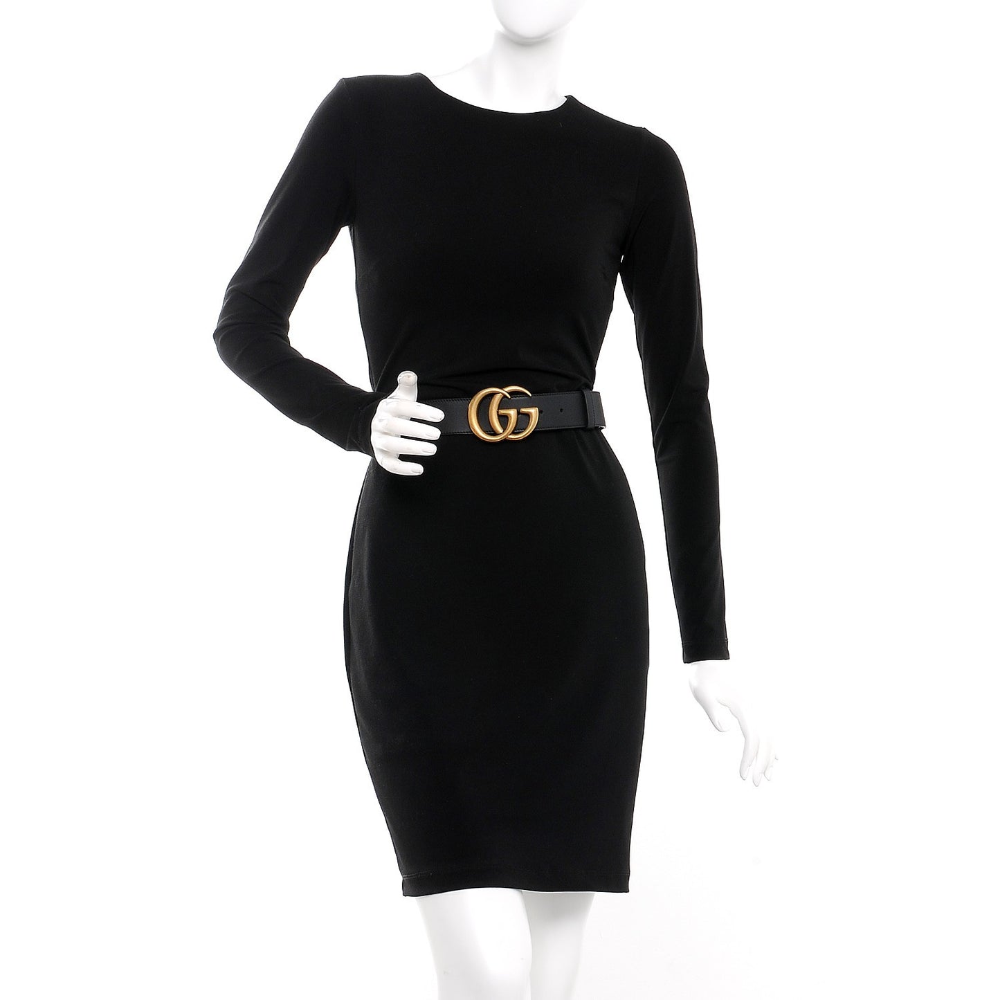 Calfskin Double G 40mm Belt 85 34 Black