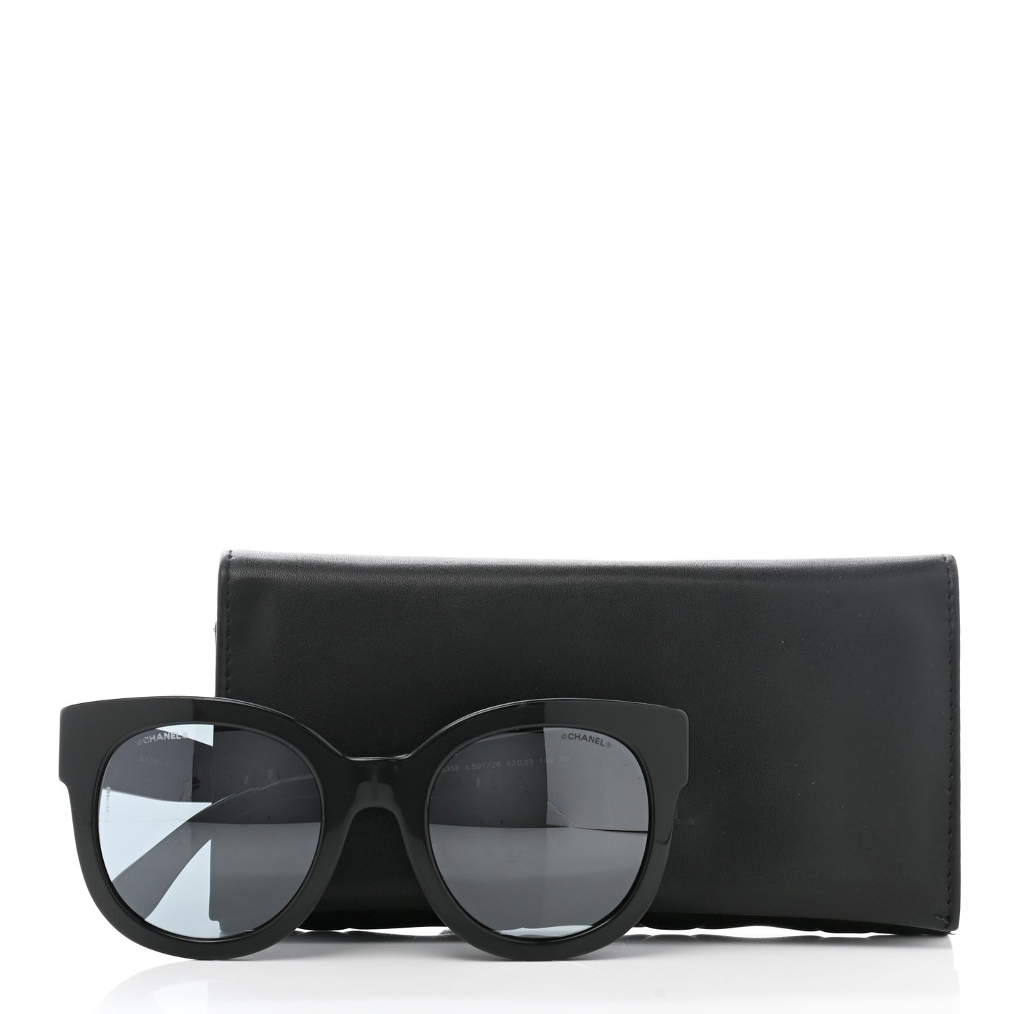 Acetate Butterfly Signature CC Sunglasses 5358 Black