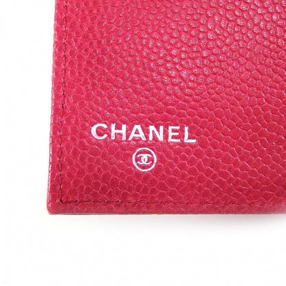 Chanel Caviar Quilted Tri-Fold Wallet Fuchsia 7 of 8