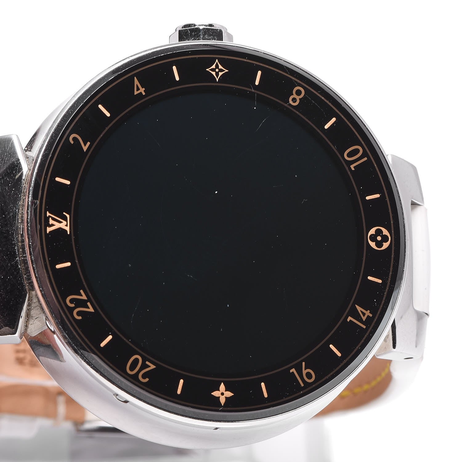 Louis Vuitton Stainless Steel 42mm Monogram Tambour Horizon Smartwatch White 11 of 12