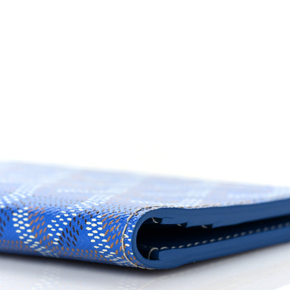 Goyard Goyardine Saint Marc Folding Card Case Sky Blue 7 of 9