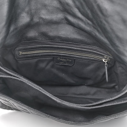 Christian Dior Lambskin Cannage Large New Lock Flap Black 4 of 9