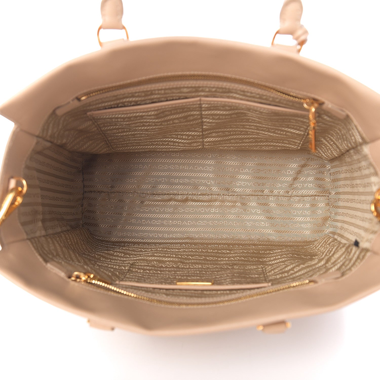 Prada Saffiano Lux Tote Sabbia 4 of 10