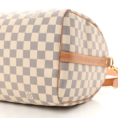 Louis Vuitton Damier Azur Speedy Bandouliere 30 10 of 13