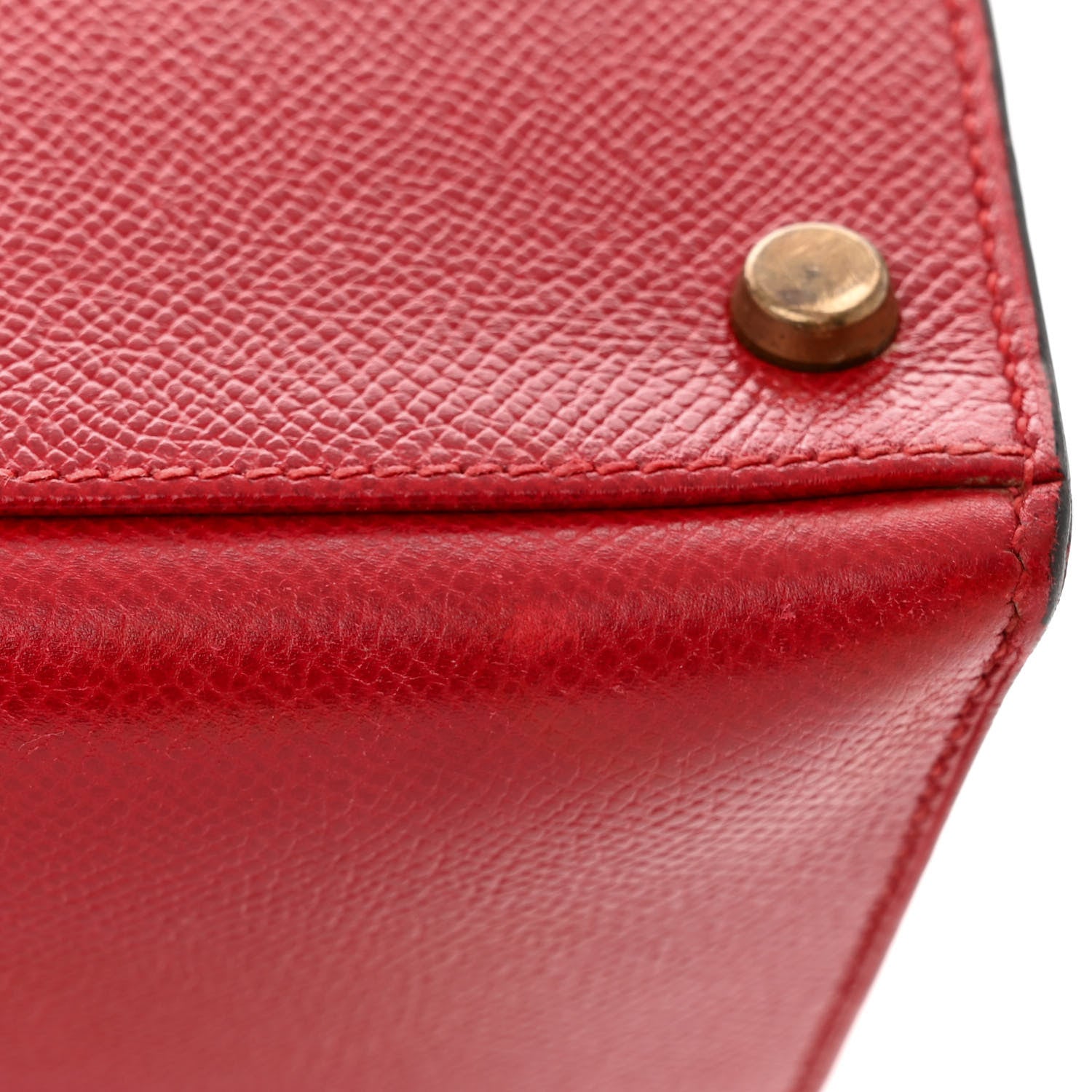 Hermes Courchevel Kelly Sellier 28 Rouge Vif 11 of 11