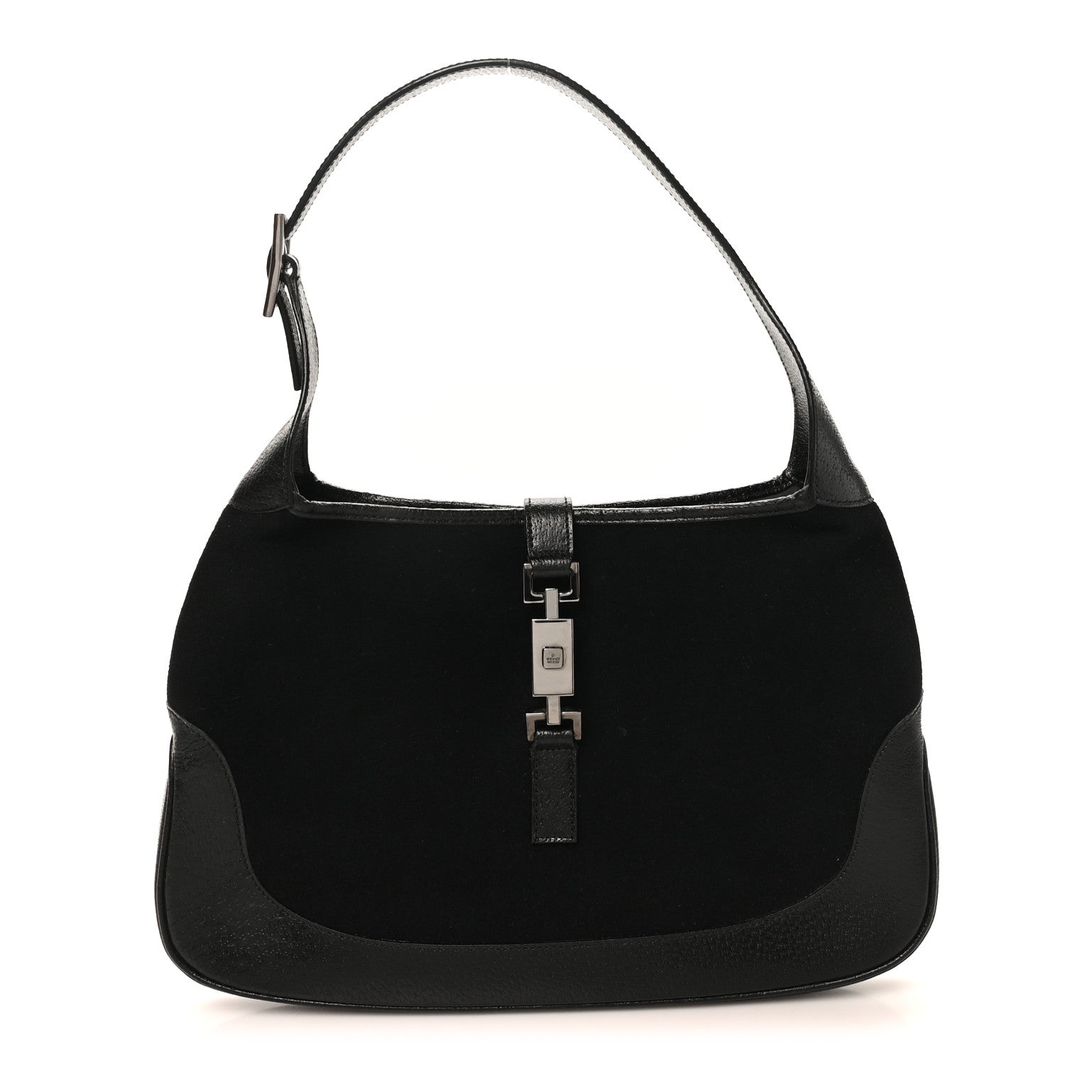 Gucci Felt Jackie O Hobo Black 1 of 10