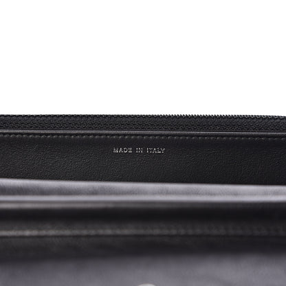 Chanel Crumpled Calfskin Quilted Wallet On Chain WOC So Black 6 of 10