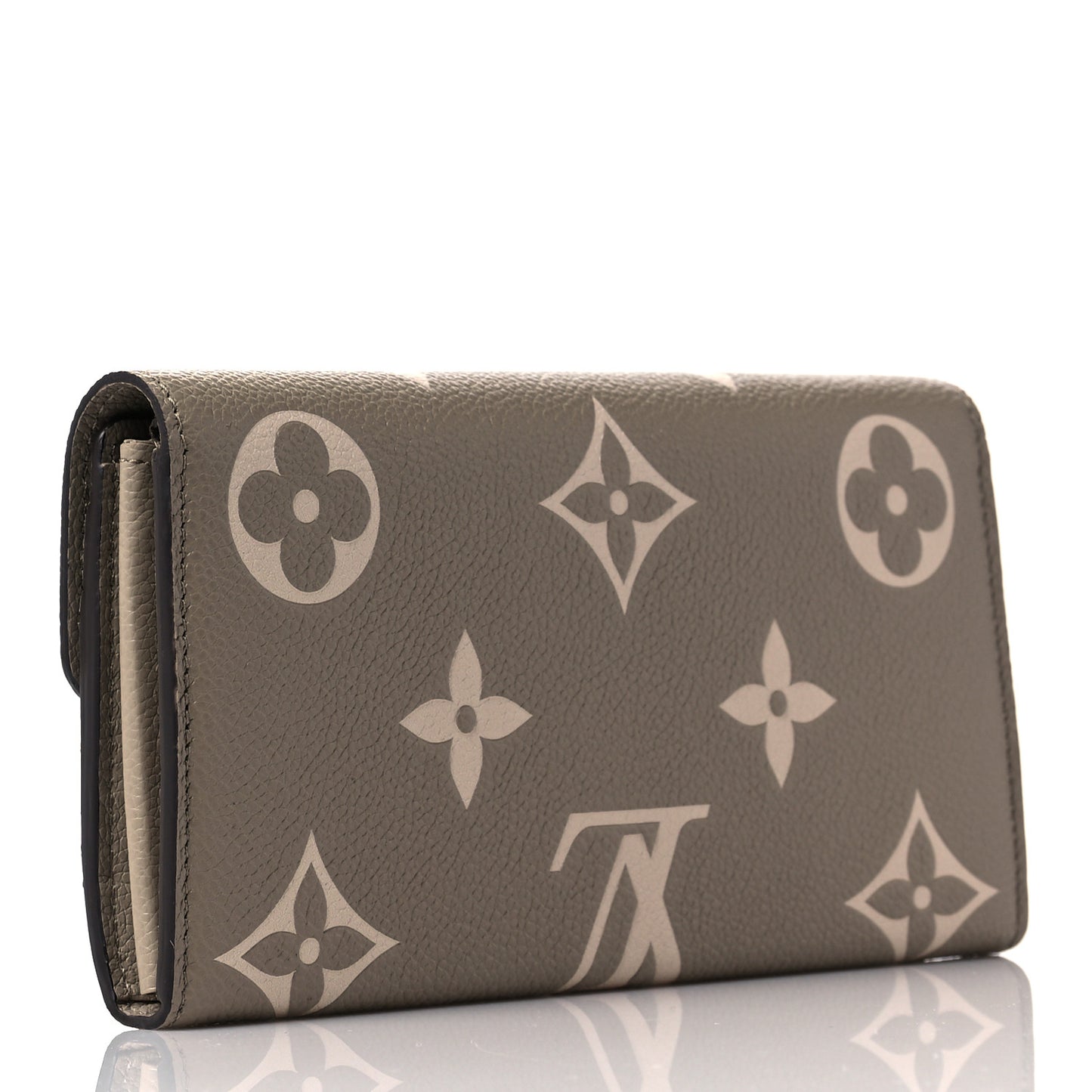 Empreinte Monogram Giant Sarah Wallet Tourterelle Creme
