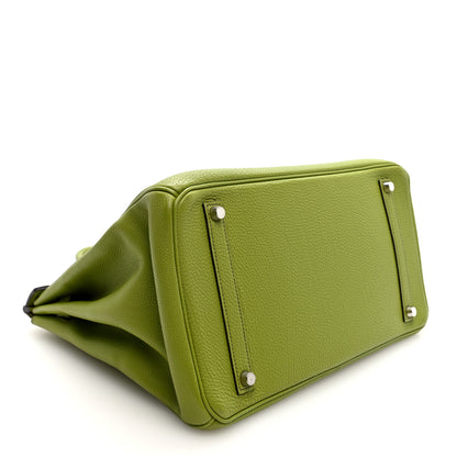 Hermes Togo Birkin 35 Vert Anis 4 of 10