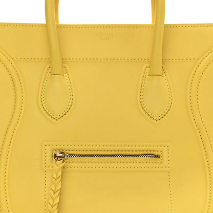 Celine Supple Calfskin Medium Phantom Luggage Sun Yellow 8 of 13