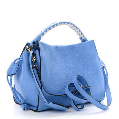 Mulberry Heavy Grain Small Iris Tote Cornflower Blue 3 of 10