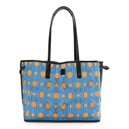 MCM Visetos Medium Project Reversible Shopper Tote Black 2 of 15