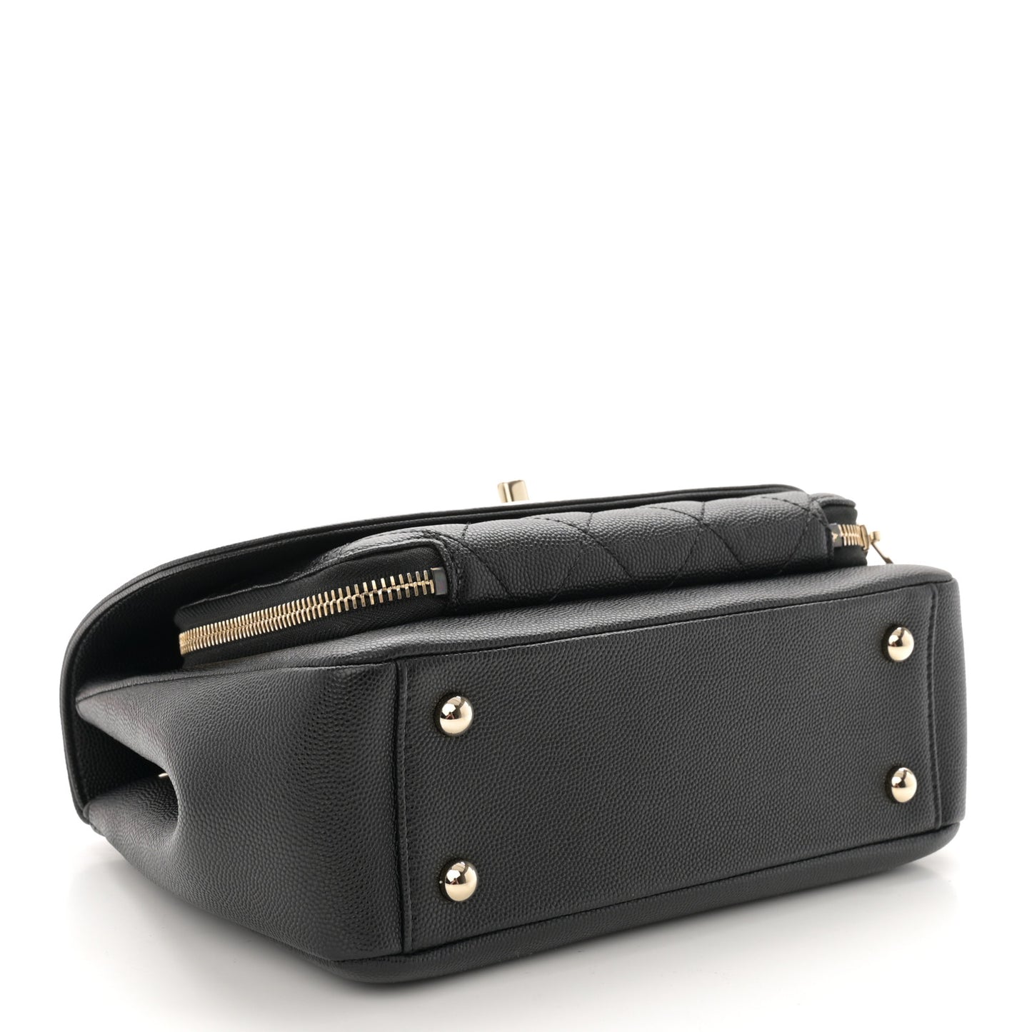 Caviar Quilted Medium Business Affinity Flap Black