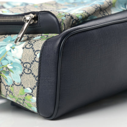 Gucci GG Supreme Monogram Blooms Small Day Backpack Blue 8 of 10