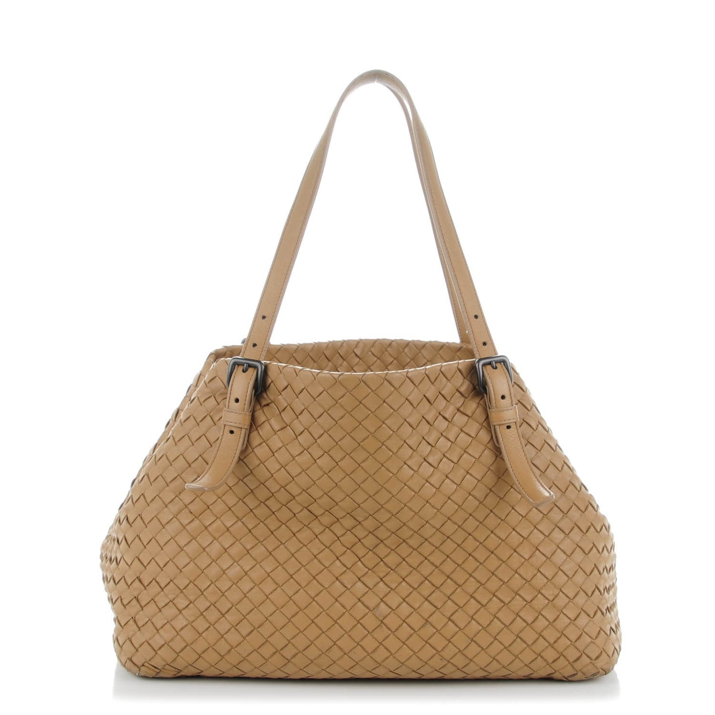 Nappa Intrecciato Medium Seamless Tote Noce