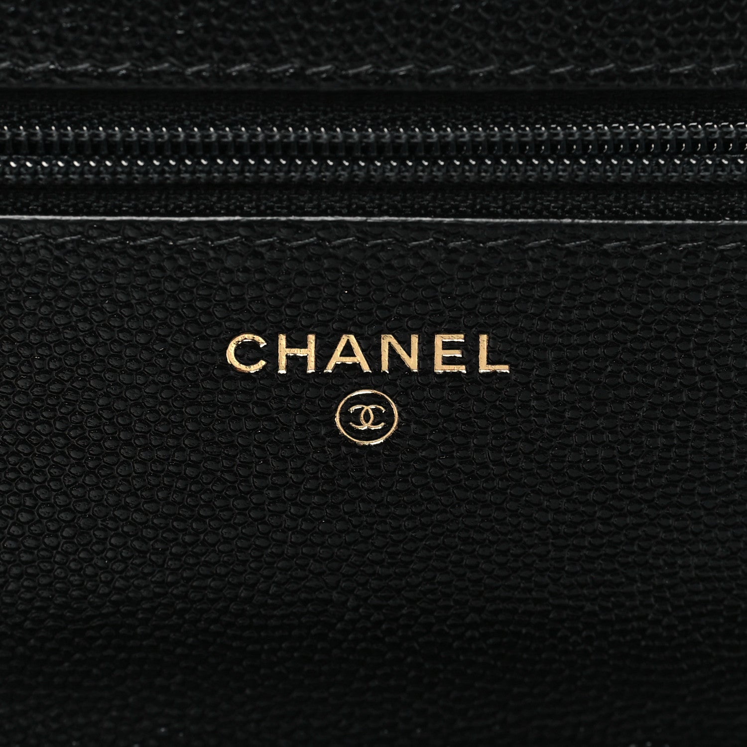 Chanel Caviar Quilted Golden Class Wallet On Chain WOC Black 6 of 12