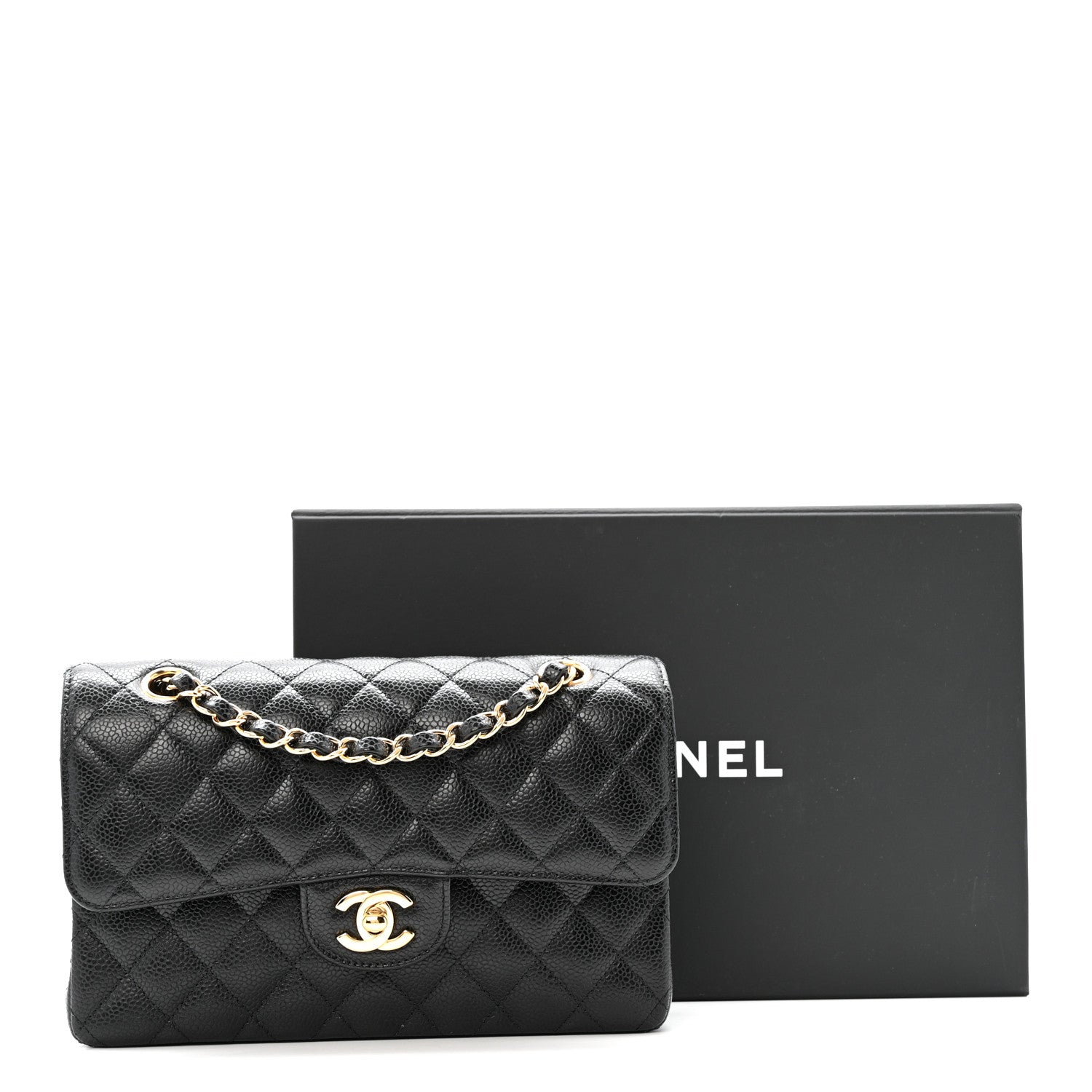 Chanel Caviar Quilted Small Double Flap Black 11 of 11