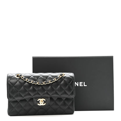 Chanel Caviar Quilted Small Double Flap Black 11 of 11