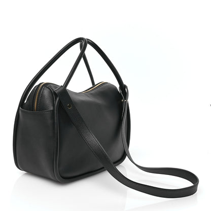 Prada Soft Calfskin Darling Shoulder Bag Black 4 of 12
